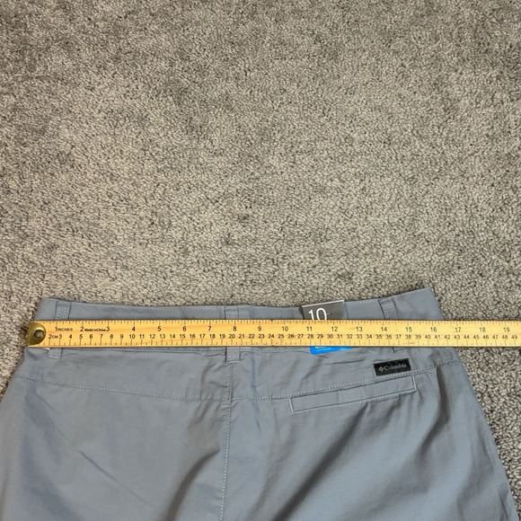NWT Columbia‎ Women Size 10 Washed Out Gray 4" Inseam 32" Waist Flat Front $40 - Picture 10 of 11